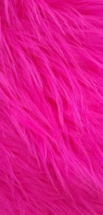 Vibrant pink fur texture wallpaper for phones.