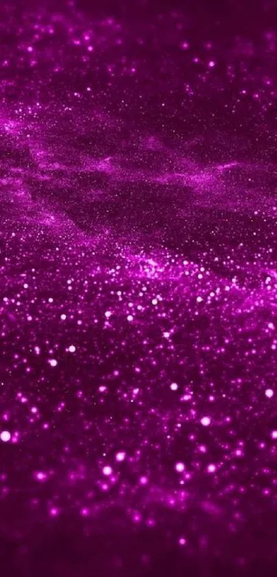 Vibrant pink glitter wallpaper with a sparkling texture for mobile backgrounds.