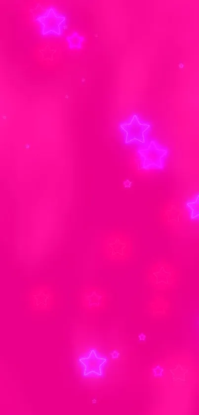 Bright fuchsia pink mobile wallpaper background.