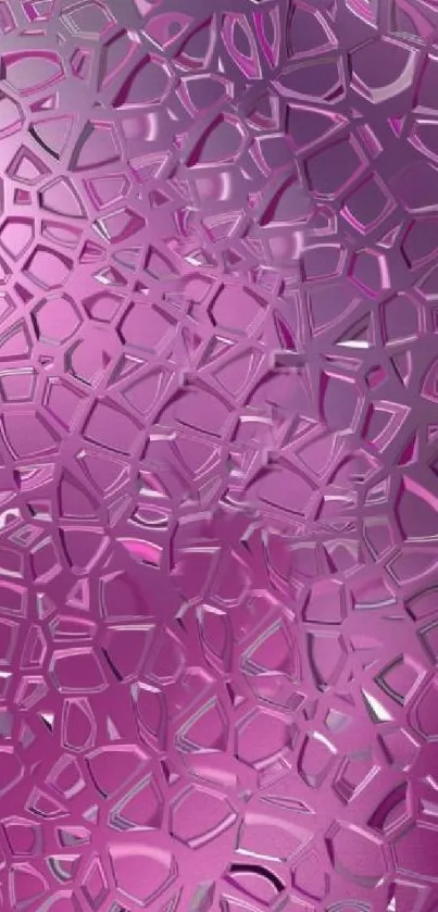 Pink geometric mosaic pattern phone wallpaper.