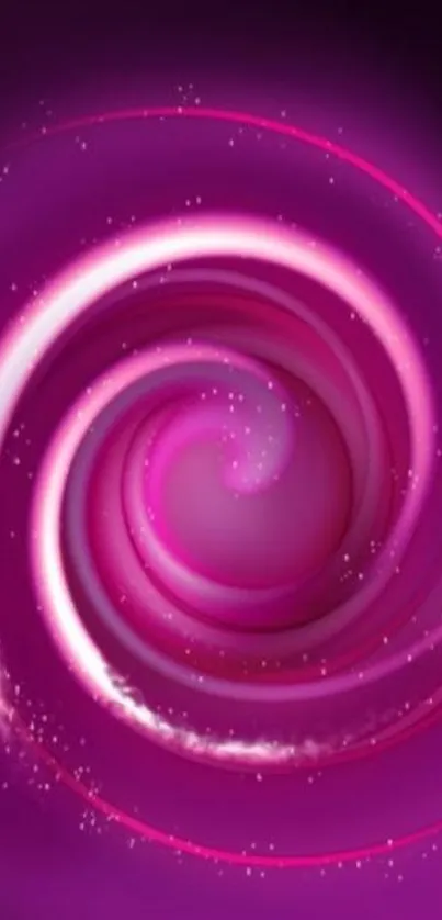 Vibrant pink spiral mobile wallpaper with dynamic design.