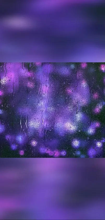 Purple bokeh wallpaper with vibrant and abstract design for mobile screens.