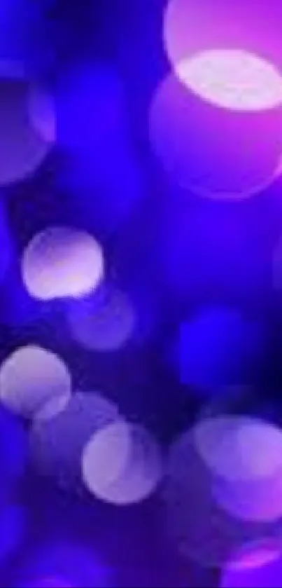 Vibrant purple bokeh lights wallpaper with an abstract background.