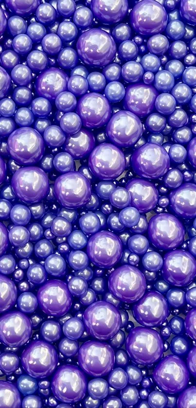 Vibrant purple bubble texture with reflective finish.