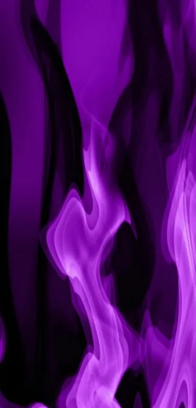 Vibrant purple flame abstract wallpaper for phone.