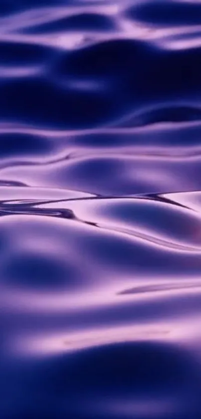 Vibrant purple fluid waves mobile wallpaper