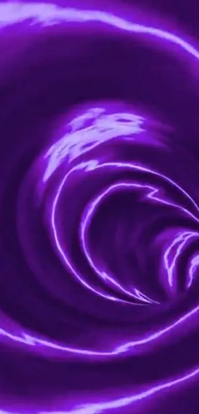 Mesmerizing vibrant purple swirl wallpaper with an abstract design.