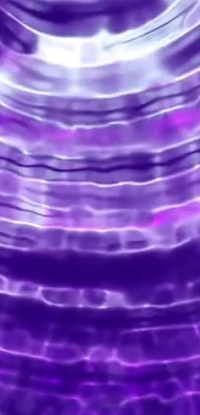 Vibrant purple wave abstract wallpaper with flowing patterns.