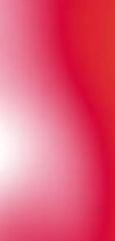 Vibrant red and pink gradient mobile wallpaper with abstract design.