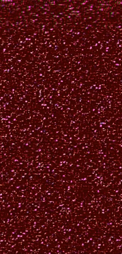 Bright red glitter wallpaper with a shimmering effect and sparkling texture.