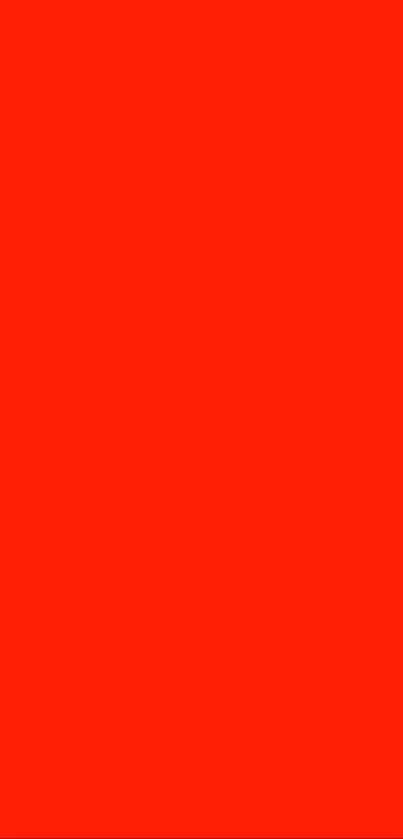 Simple vibrant red wallpaper, bold design