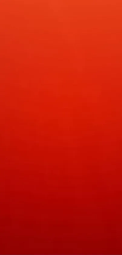 Vibrant red mobile phone wallpaper with a minimalistic design.