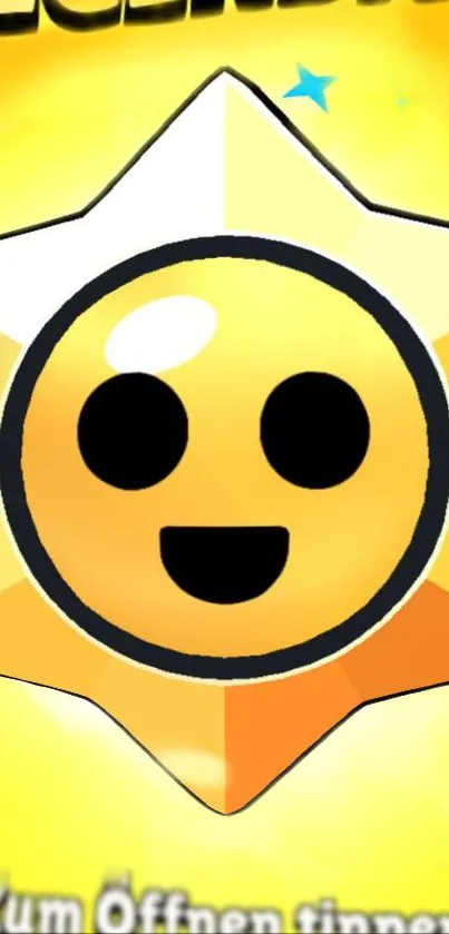 Vibrant star emoji with yellow background.