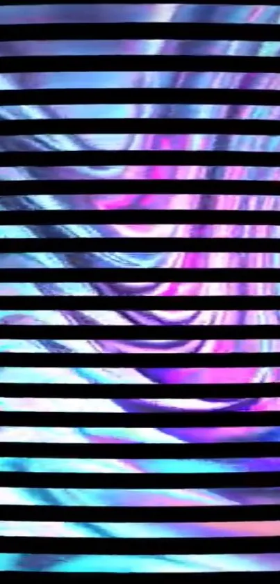 Vibrant abstract wallpaper with colorful stripes