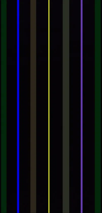 Vibrant stripes in various colors on a black background.
