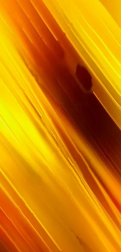 Vibrant yellow abstract wallpaper with dynamic patterns.