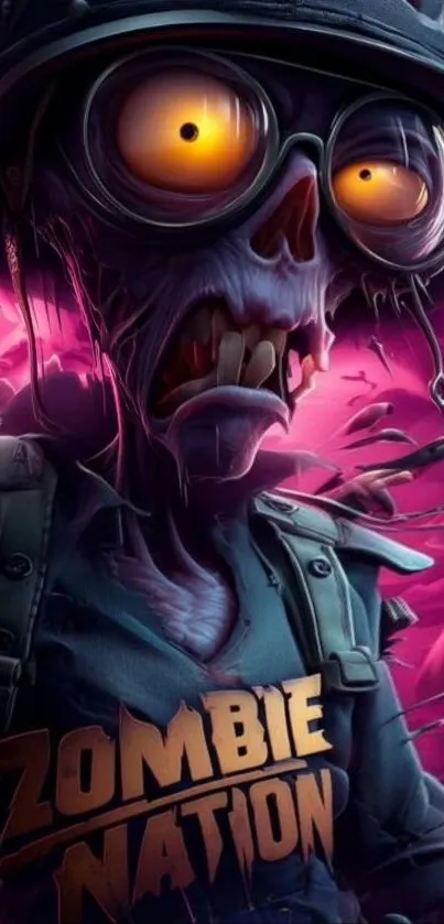 Animated zombie character with vibrant colors in a fantasy setting.