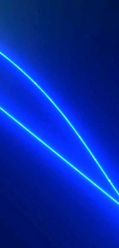 Blue abstract wallpaper with neon streaks