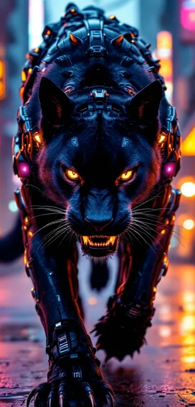 Walking Robot Panther Live Wallpaper