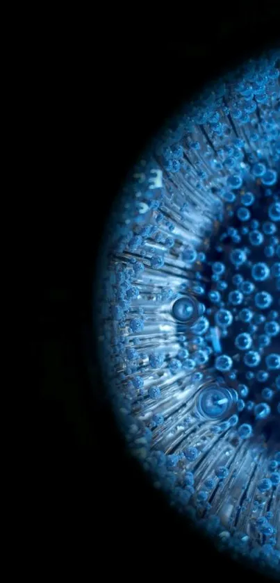 Water Art Blue Live Wallpaper