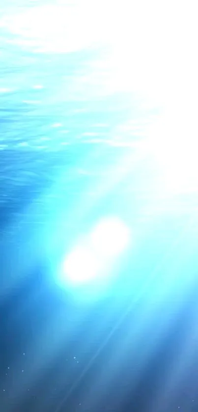 Water Blue Electric Blue Live Wallpaper