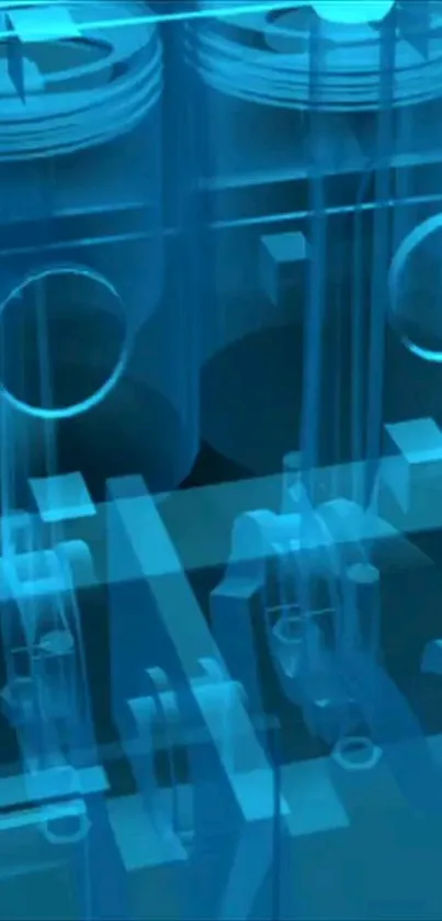 Water Blue Electric Blue Live Wallpaper