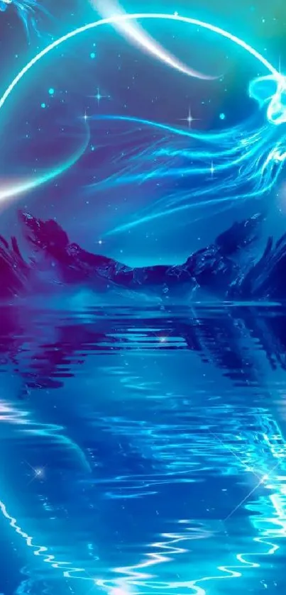 Water Blue Liquid Live Wallpaper