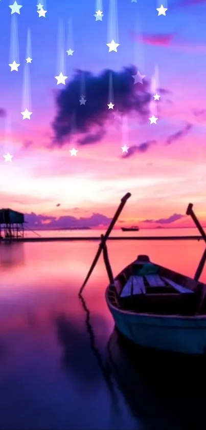 Water Boat Sky Live Wallpaper