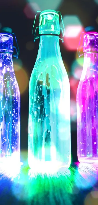 glow bottle Live Wallpaper