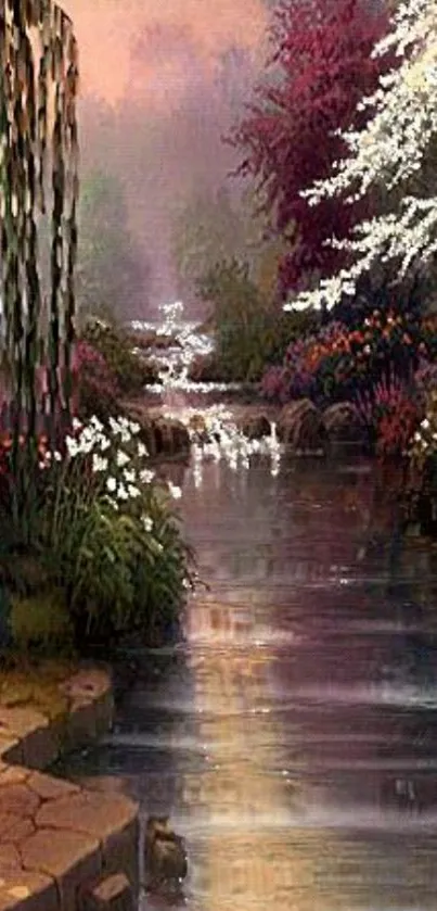 Water Flower Plant Live Wallpaper