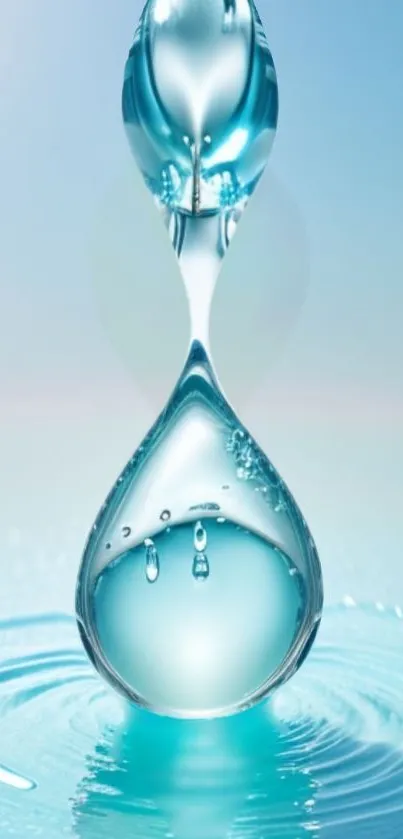 Water Liquid Azure Live Wallpaper