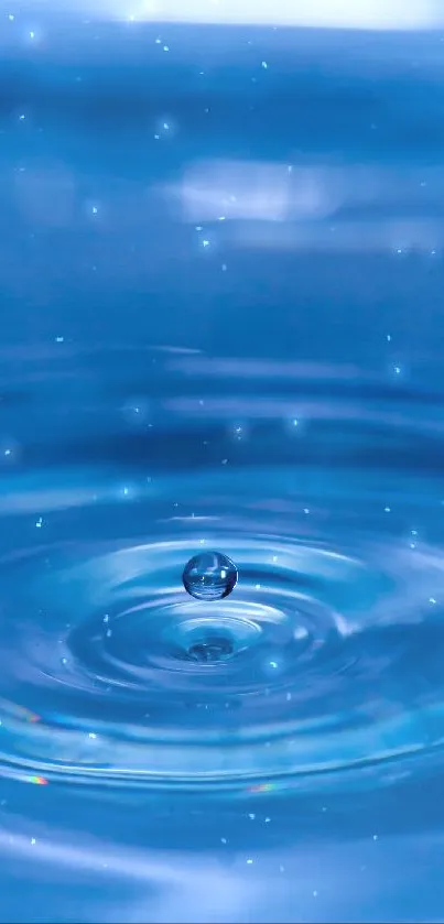 Water Liquid Blue Live Wallpaper