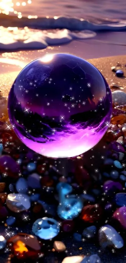 Water Liquid Purple Live Wallpaper