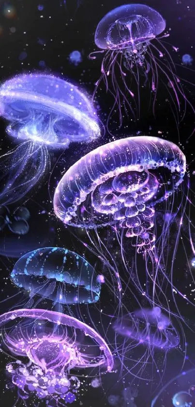 Water Marine Invertebrates Jellyfish Live Wallpaper