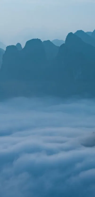 Water Mountain Cloud Live Wallpaper