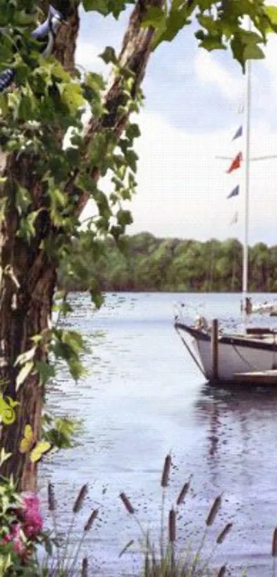 Water Outdoor Tree Live Wallpaper