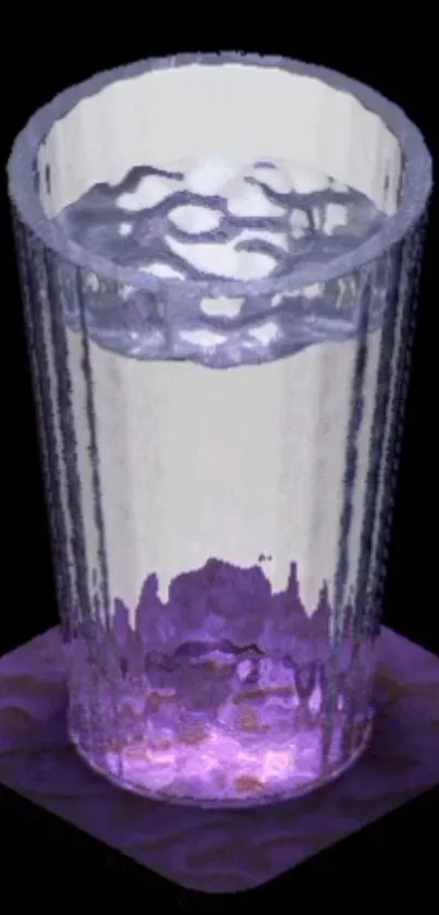 Water Purple Light Live Wallpaper