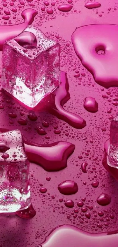 Water Red Pink Live Wallpaper