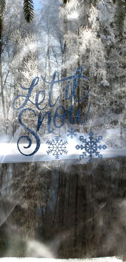 let it snow!! Live Wallpaper