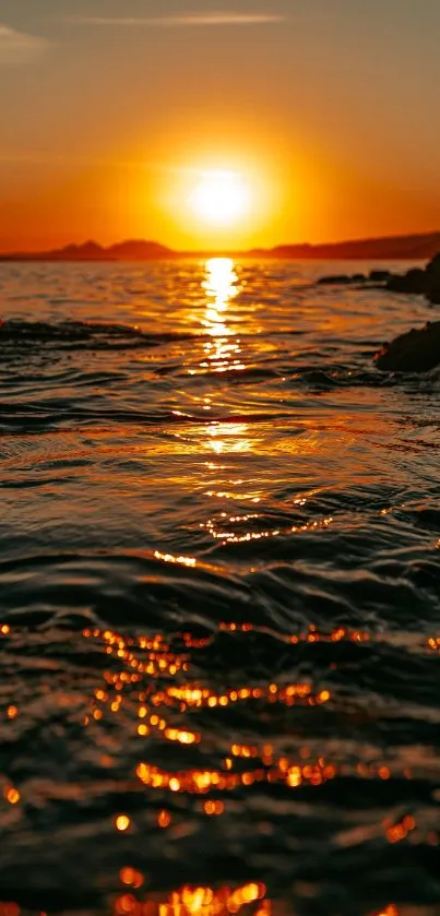 Water Sky Amber Live Wallpaper