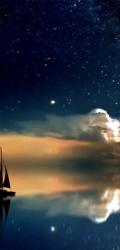 Water Sky Moon Live Wallpaper
