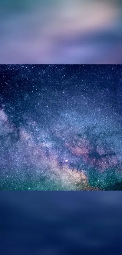 Water Sky Purple Live Wallpaper