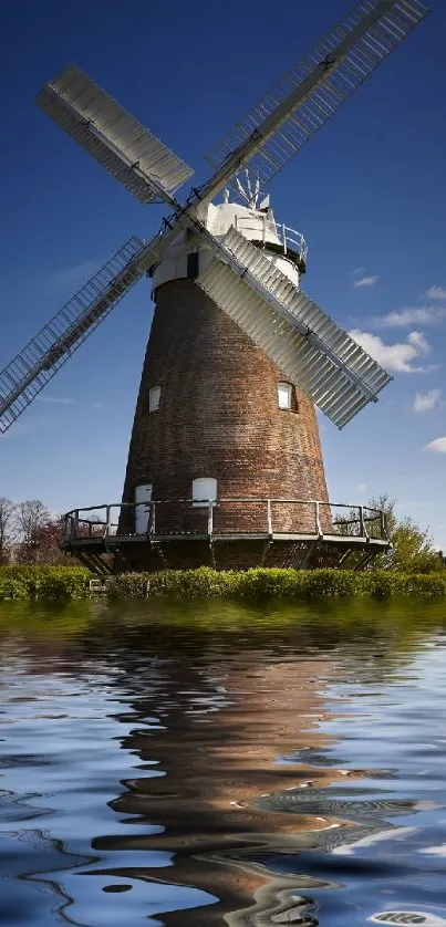 Water Sky Windmill Live Wallpaper