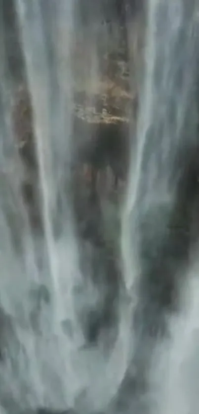 Water Waterfall Cloud Live Wallpaper