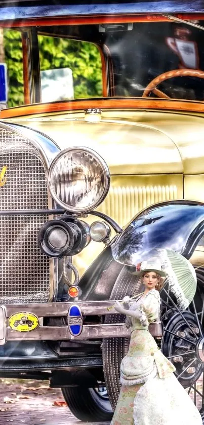 retro car Live Wallpaper
