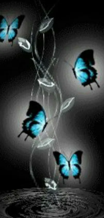 White Light Blue Live Wallpaper