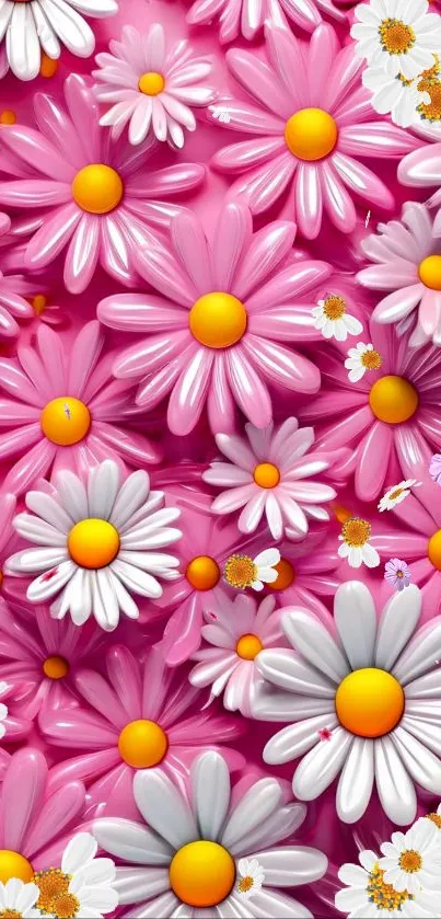 White Yellow Pink Live Wallpaper