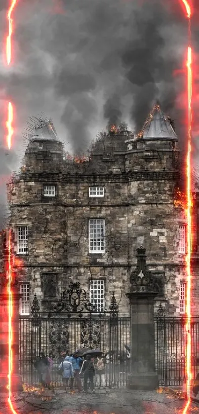 BURNING HOUSE Live Wallpaper