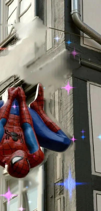 Window Spider-man Building Live Wallpaper