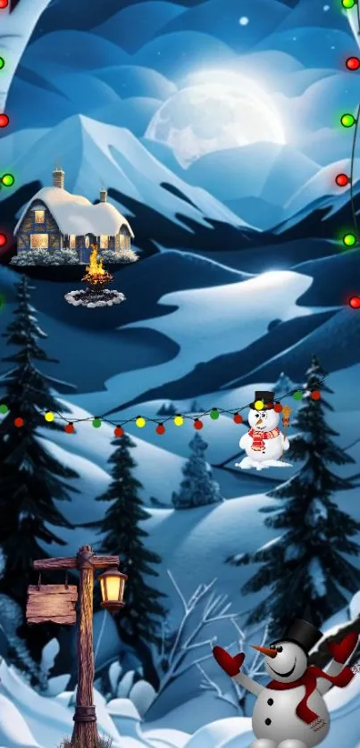 Winter Animation Christmas Day Live Wallpaper